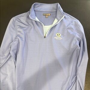 Peter Millar Blue Quarter-Zip Sweatshirt